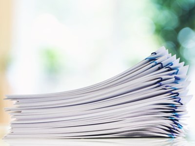 stacks of paper